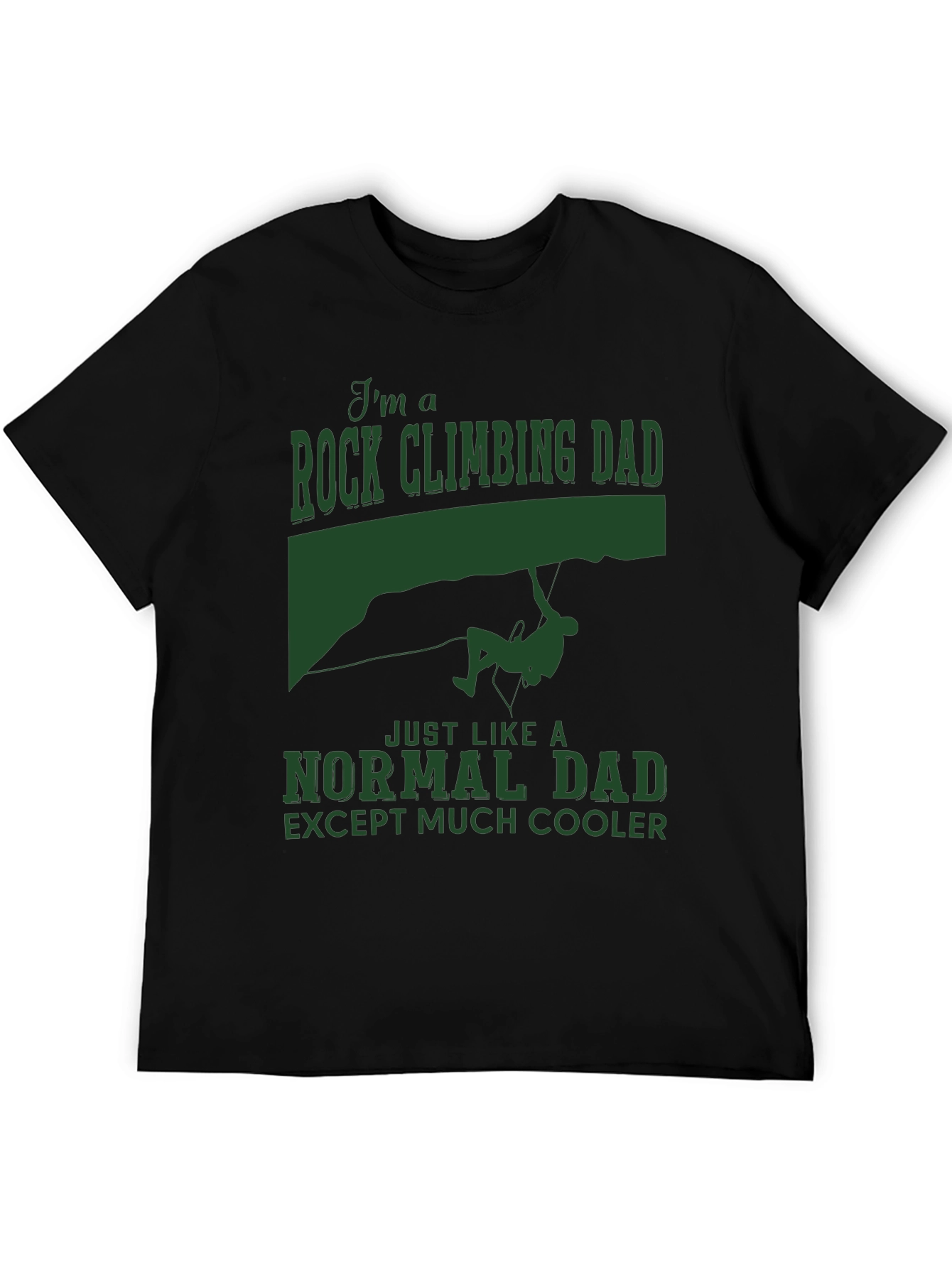 Rock Climbing Dad T-Shirt: Cool Fathers Day Gift