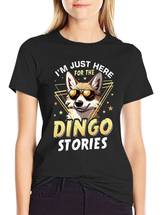 Dingo Stories Graphic Tee - Funny Dog Lover Shirt