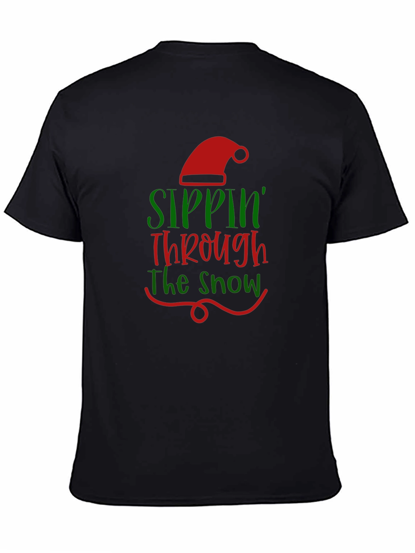 Sippin Through the Snow Christmas Tee