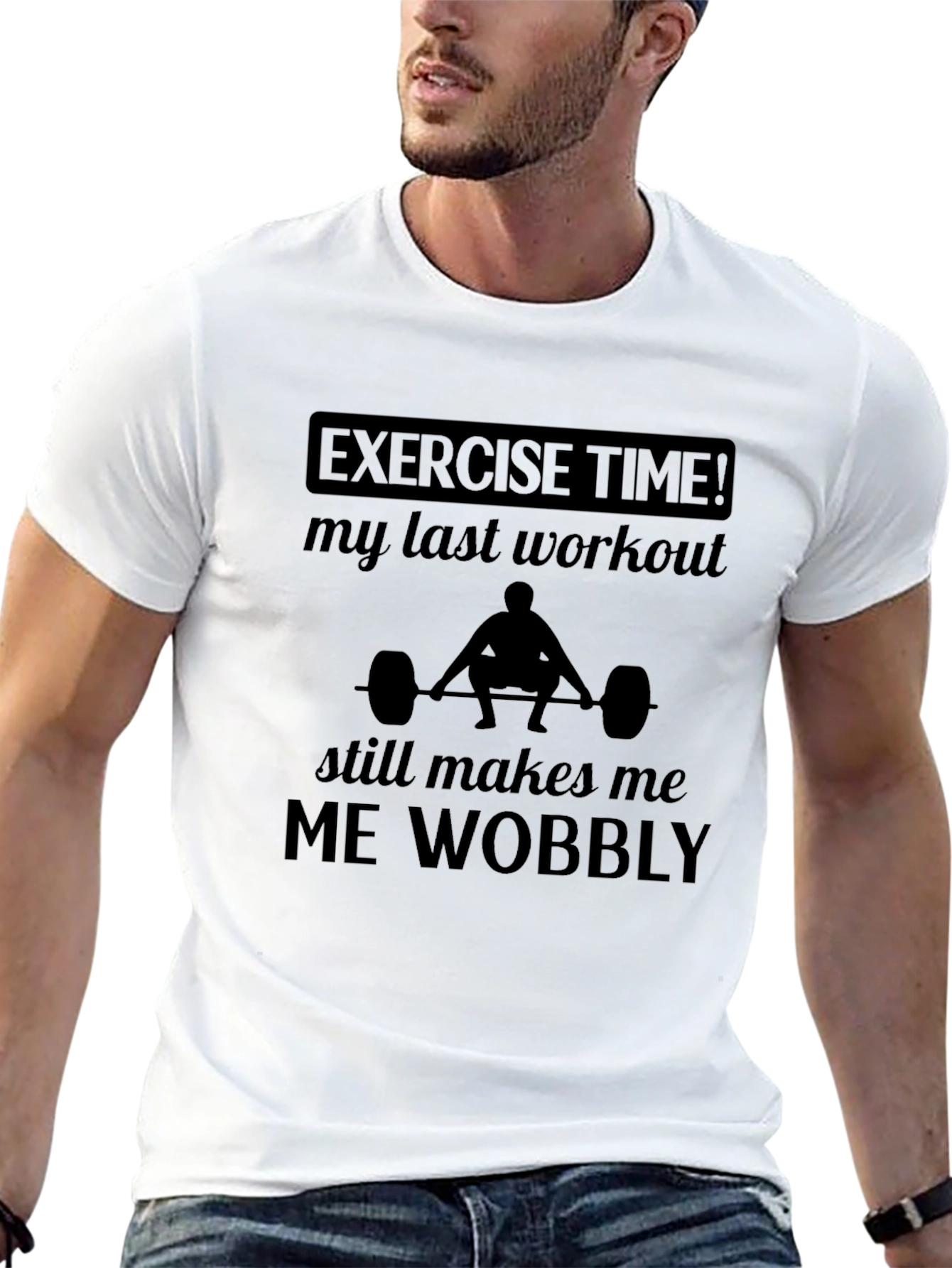 Exercise Time Wobbly Workout T-Shirt
