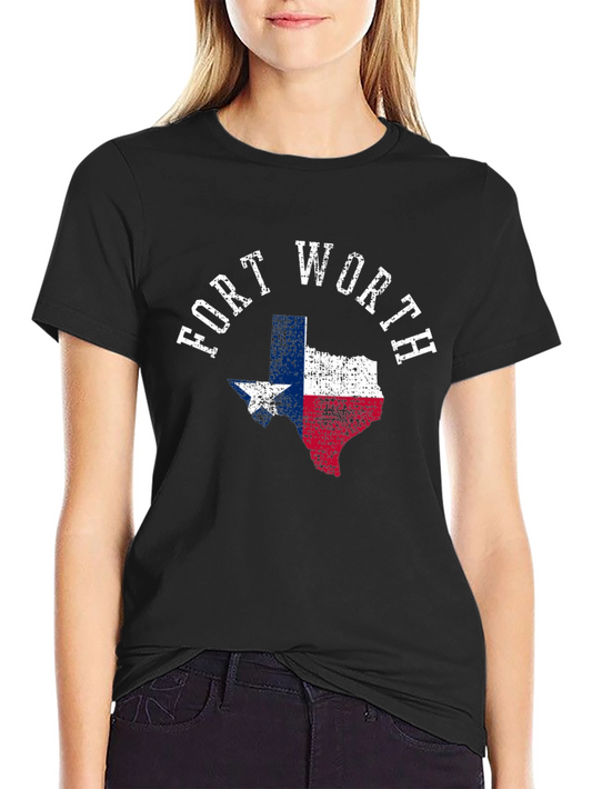 Fort Worth Texas Flag Graphic Tee