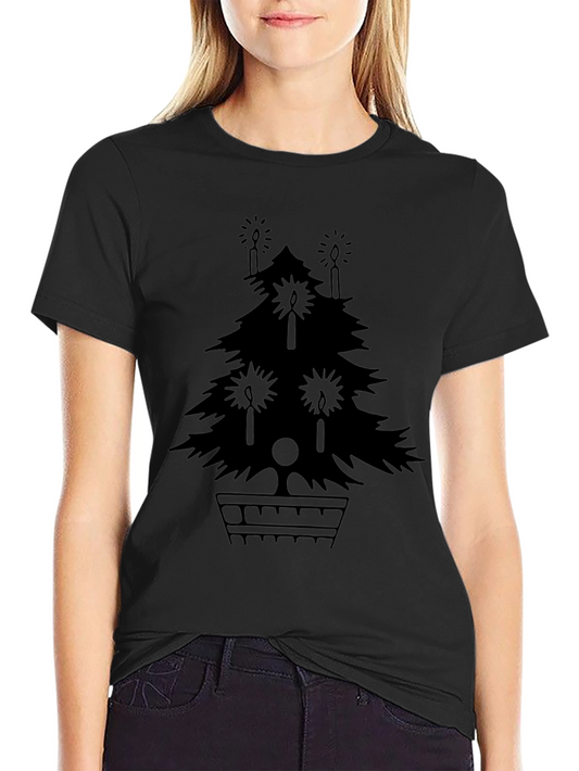 Festive Holiday Tree Graphic Tee