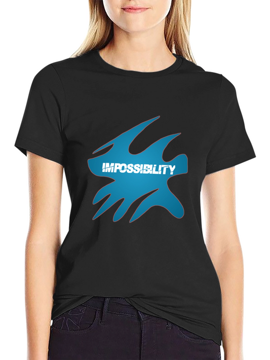 Impossibility Graphic Black T-Shirt