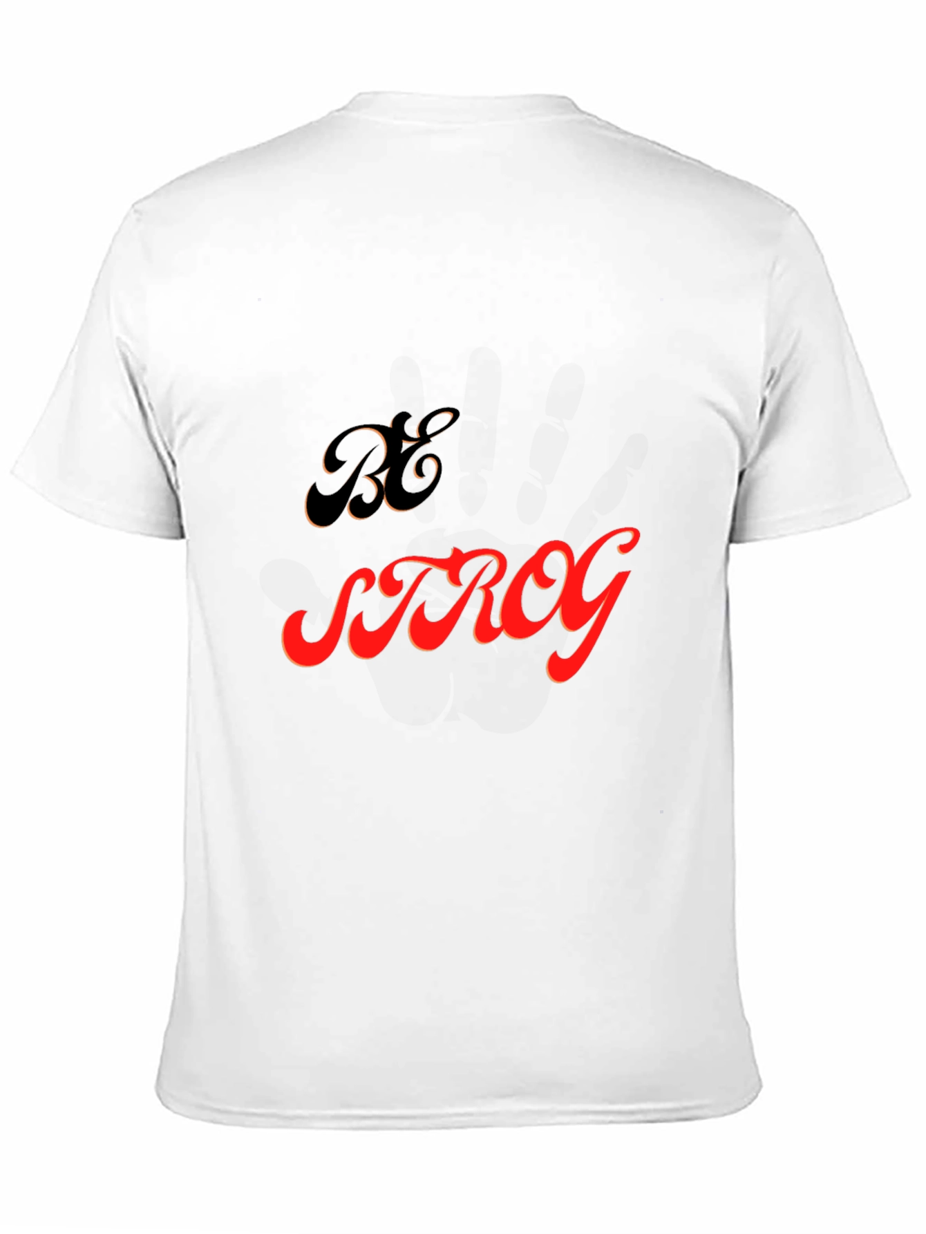 Be Strong Graphic Tee - Mens Black T-Shirt