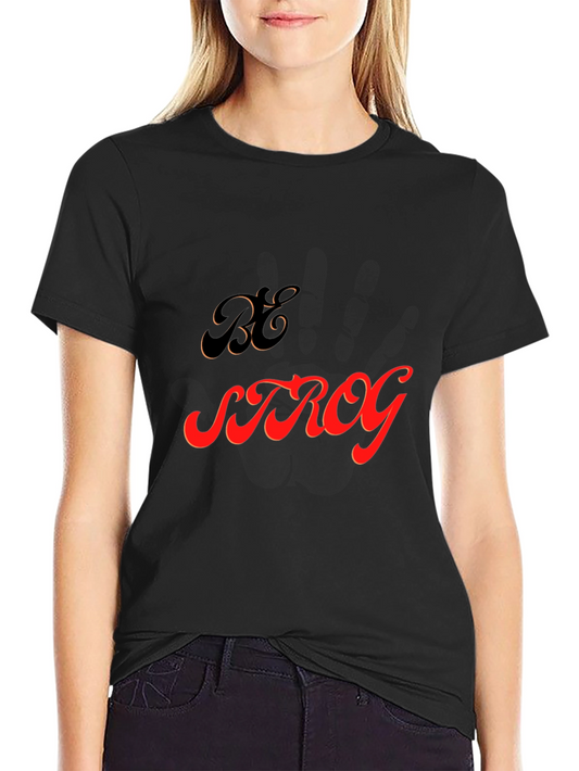 Be Strong Graphic Tee - Mens Black T-Shirt