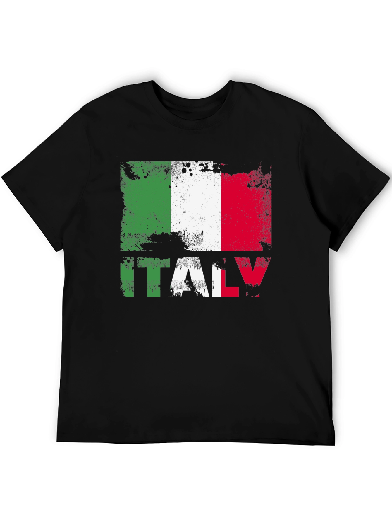 Italy Flag Grunge T-Shirt Italian Pride Tee