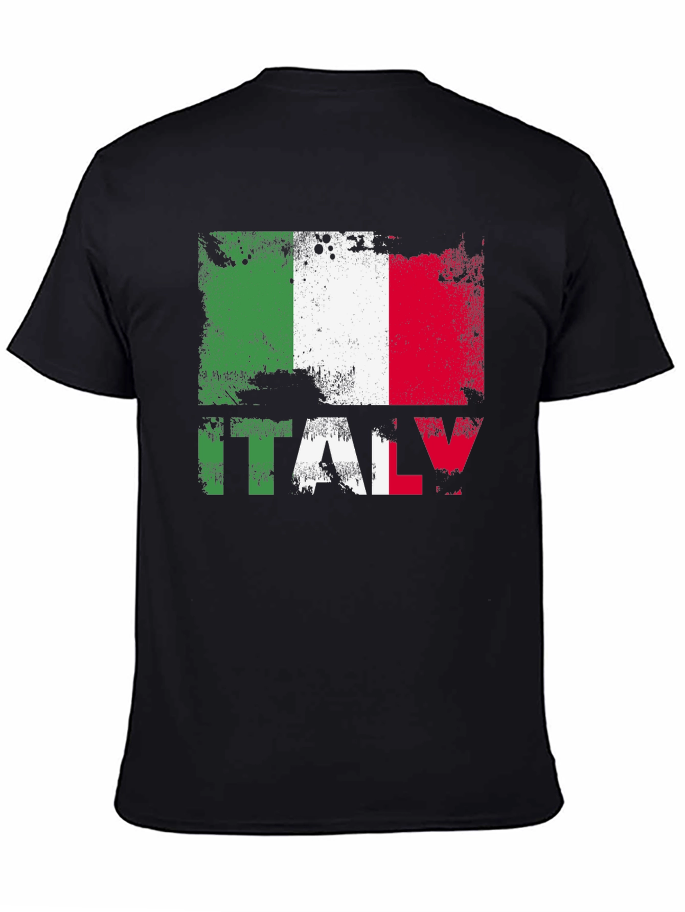 Italy Flag Grunge T-Shirt Italian Pride Tee