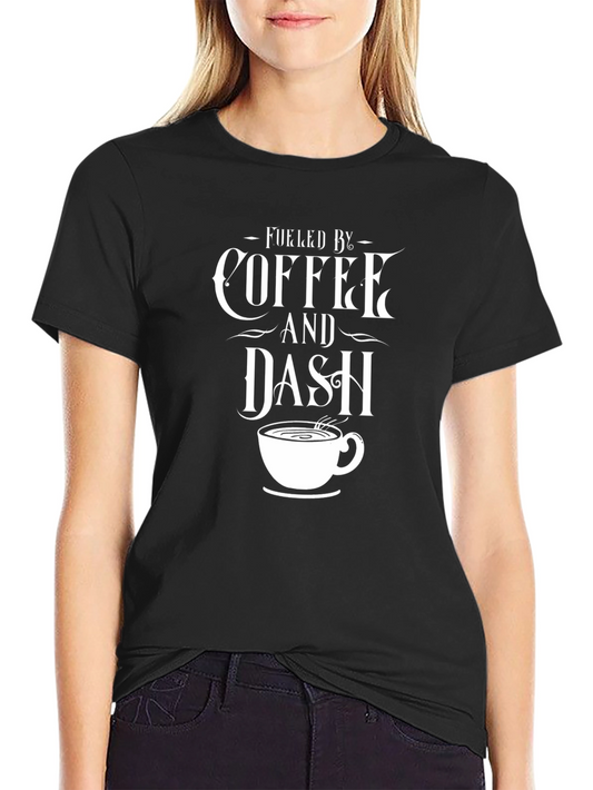 Fueled by Coffee & Dash T-Shirt - Black