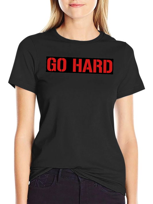 Go Hard Graphic Tee - Black