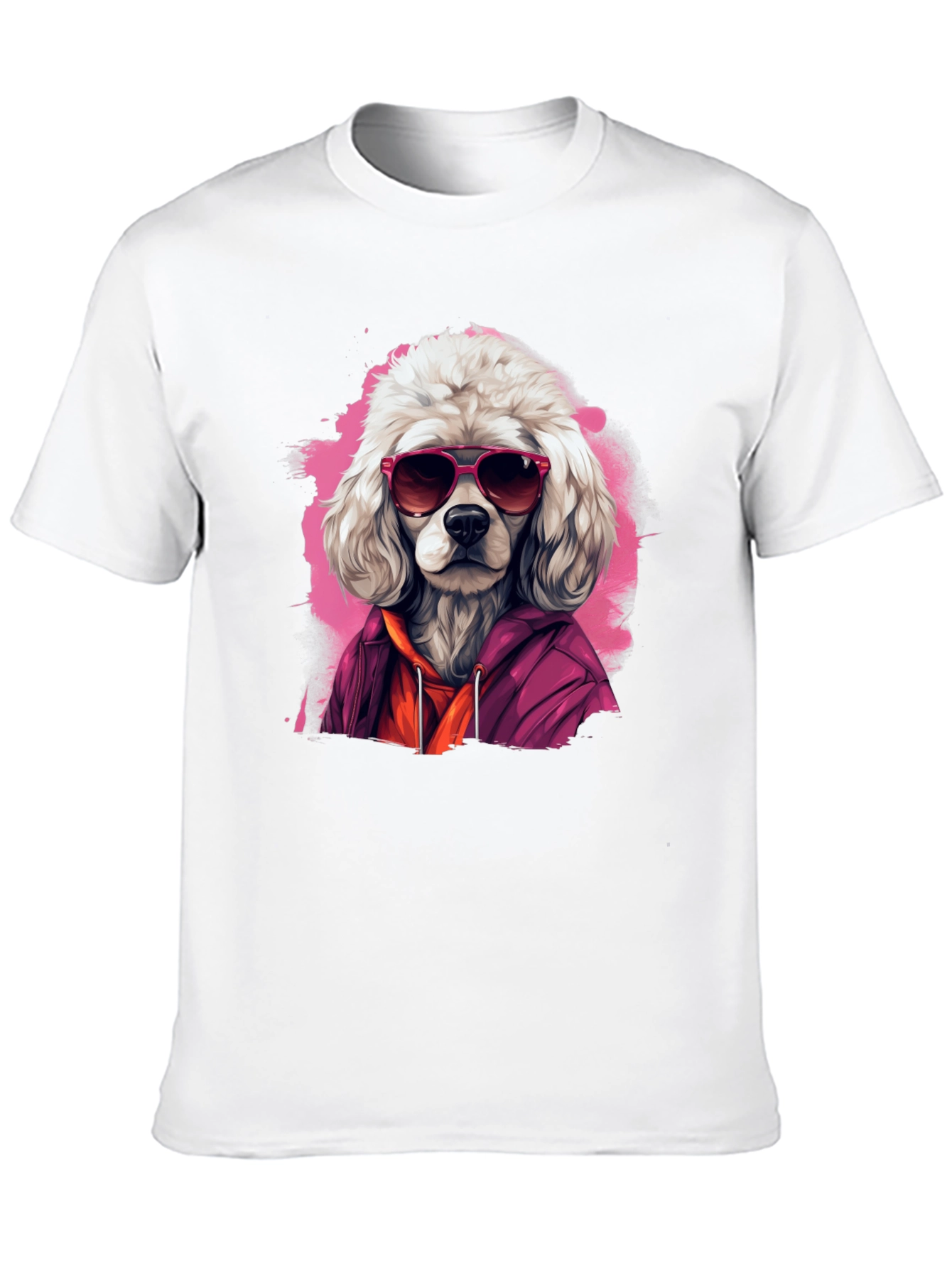 Cool Dog Graphic Tee - Black