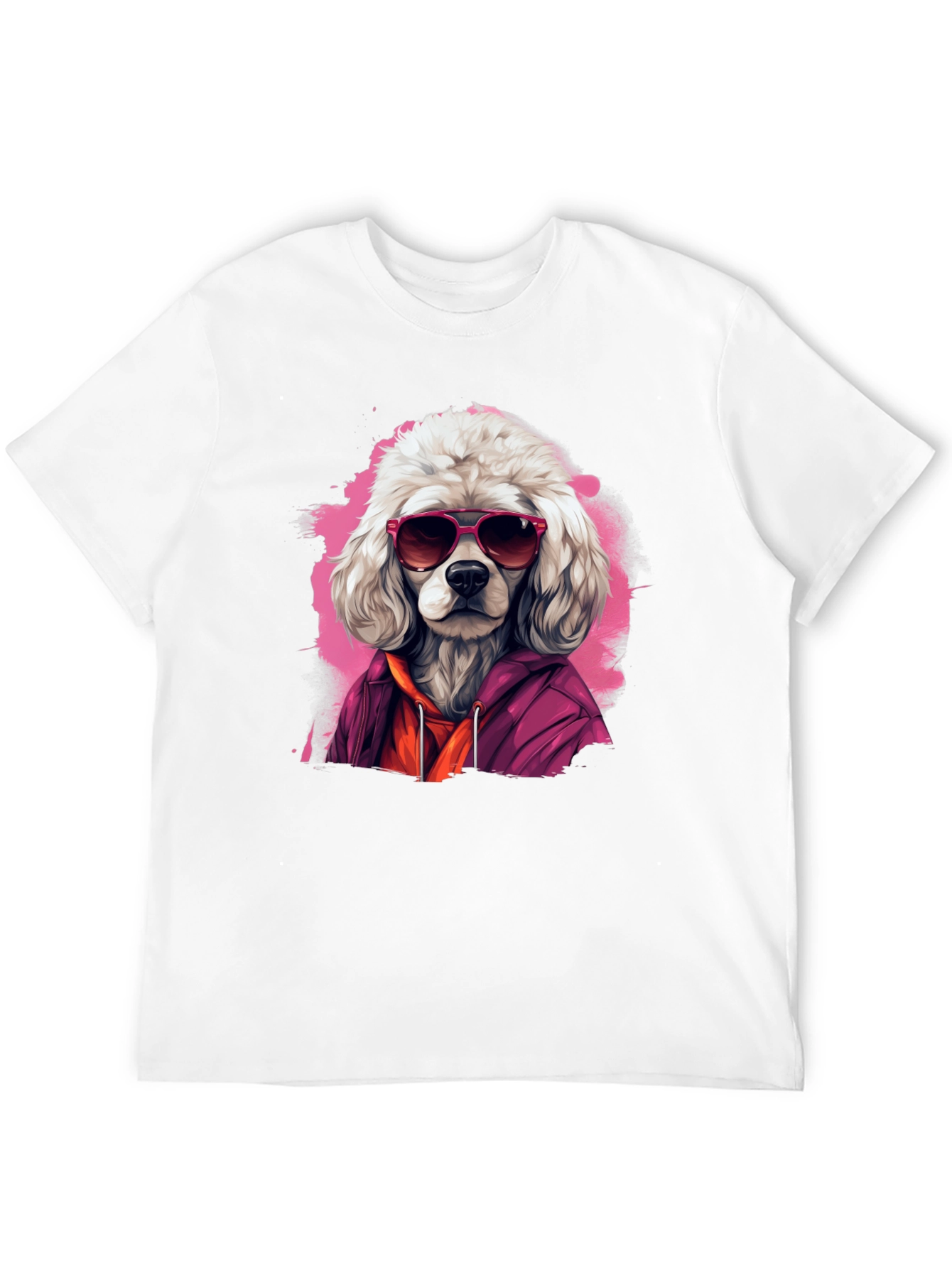 Cool Dog Graphic Tee - Black