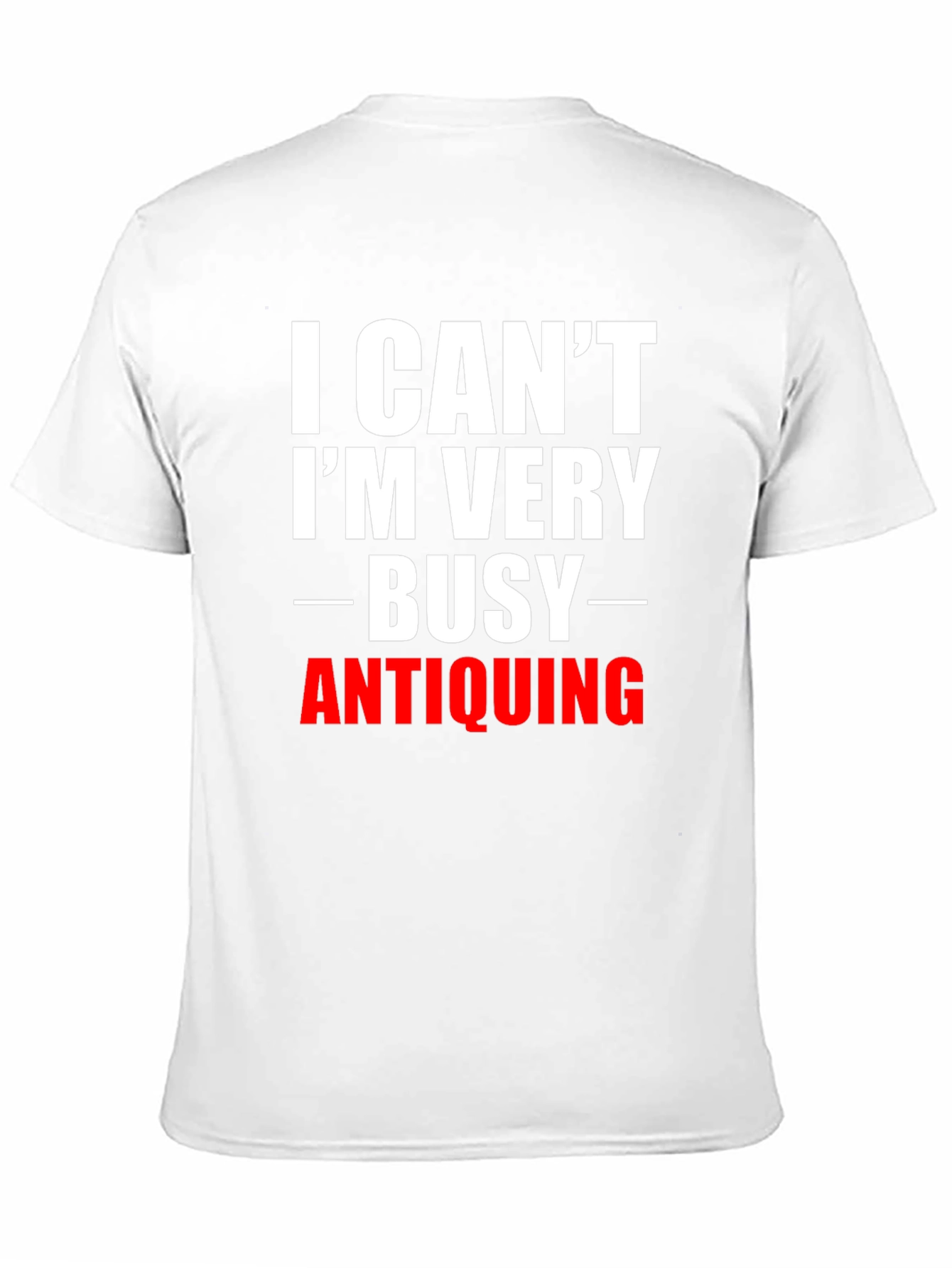Busy Antiquing Black T-Shirt