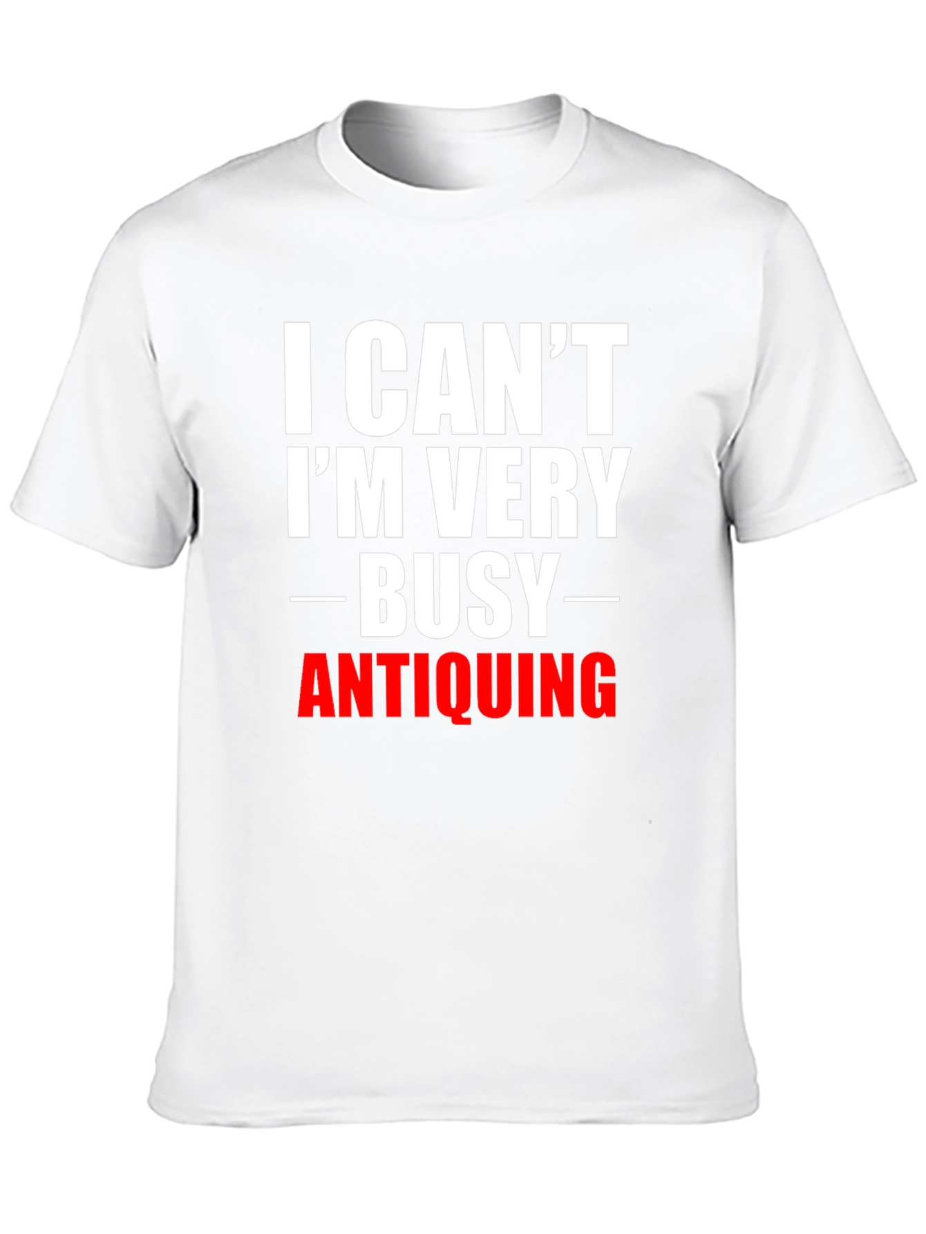 Busy Antiquing Black T-Shirt