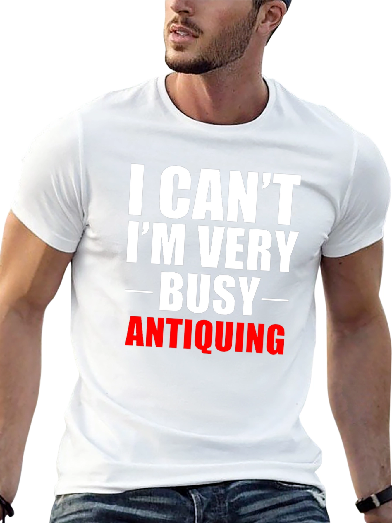 Busy Antiquing Black T-Shirt
