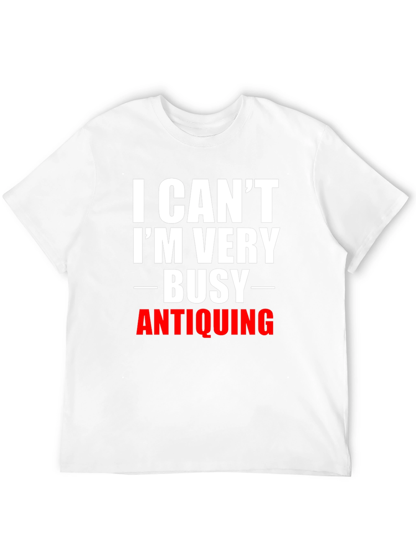 Busy Antiquing Black T-Shirt