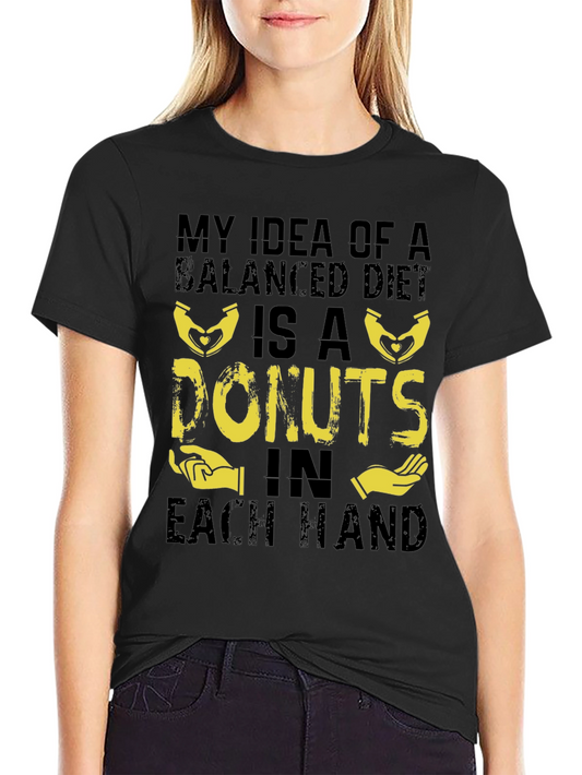 Balanced Diet Donuts T-Shirt