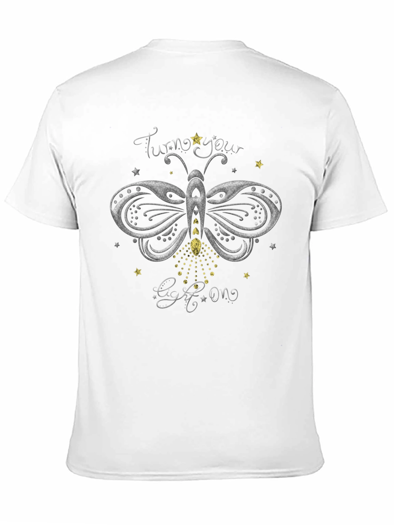 Butterfly Light T-Shirt - Turn Your Light On Tee