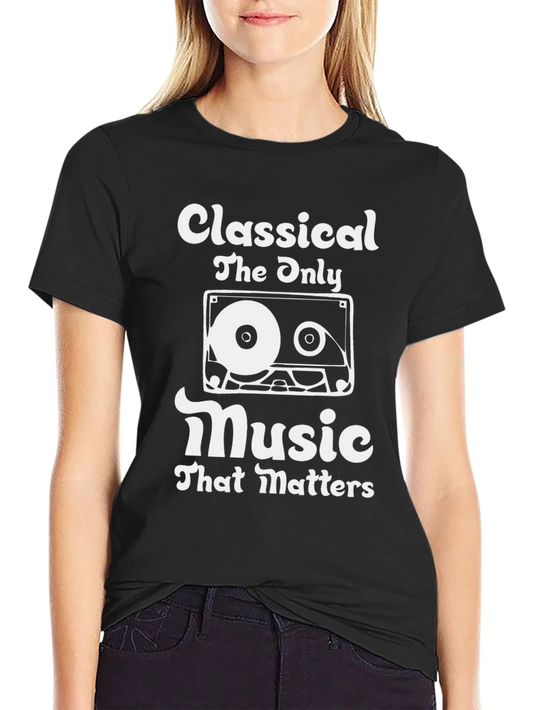Classical Music T-Shirt - Retro Cassette Graphic Tee