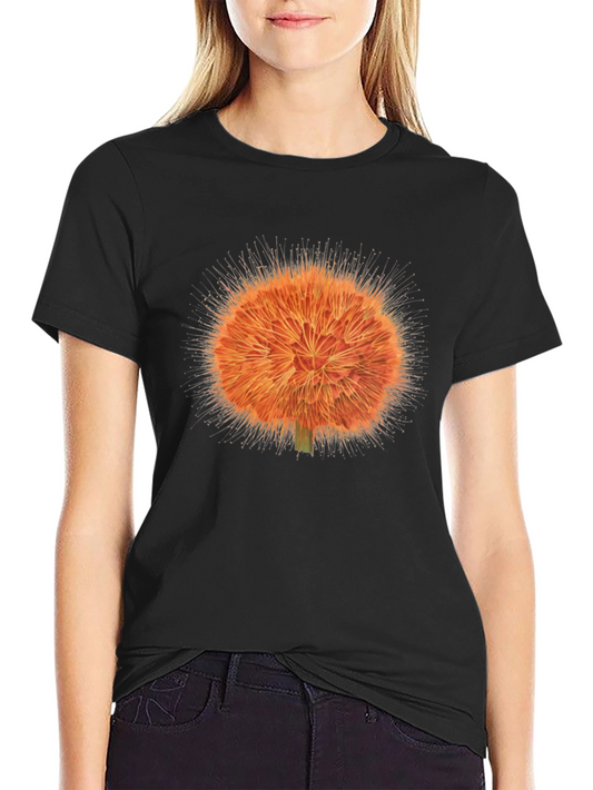 Exotic Flower Graphic Tee - Unique Botanical Print