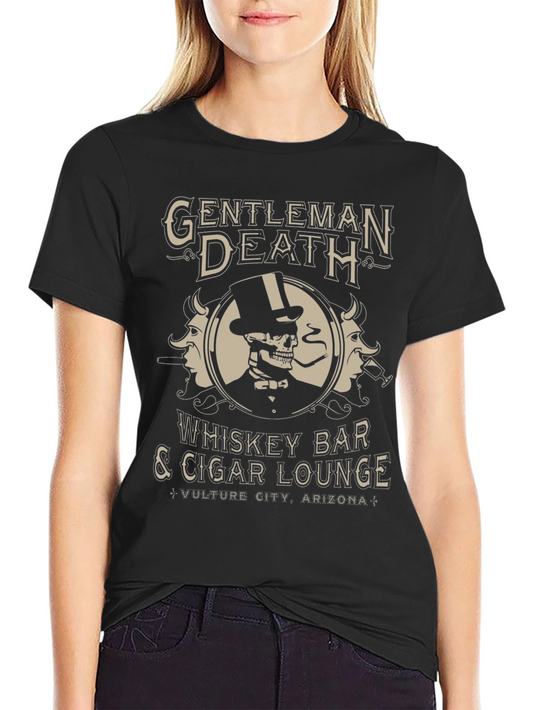 Gentleman Death Whiskey Bar T-Shirt