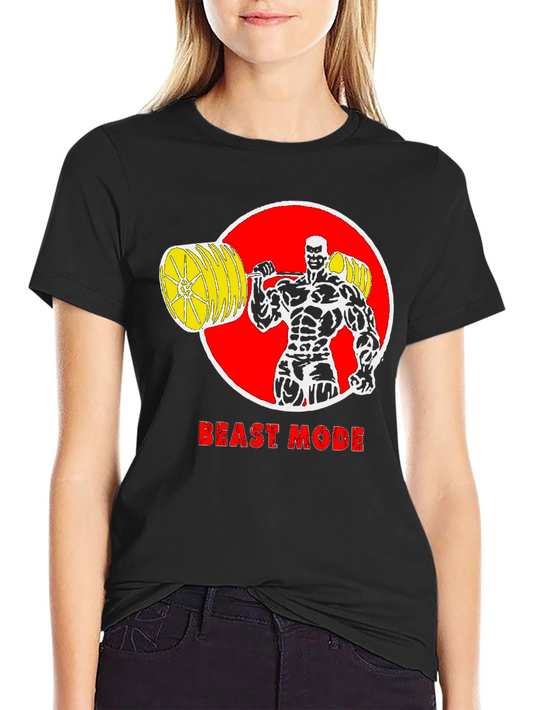 Beast Mode T-Shirt: Bodybuilder Design