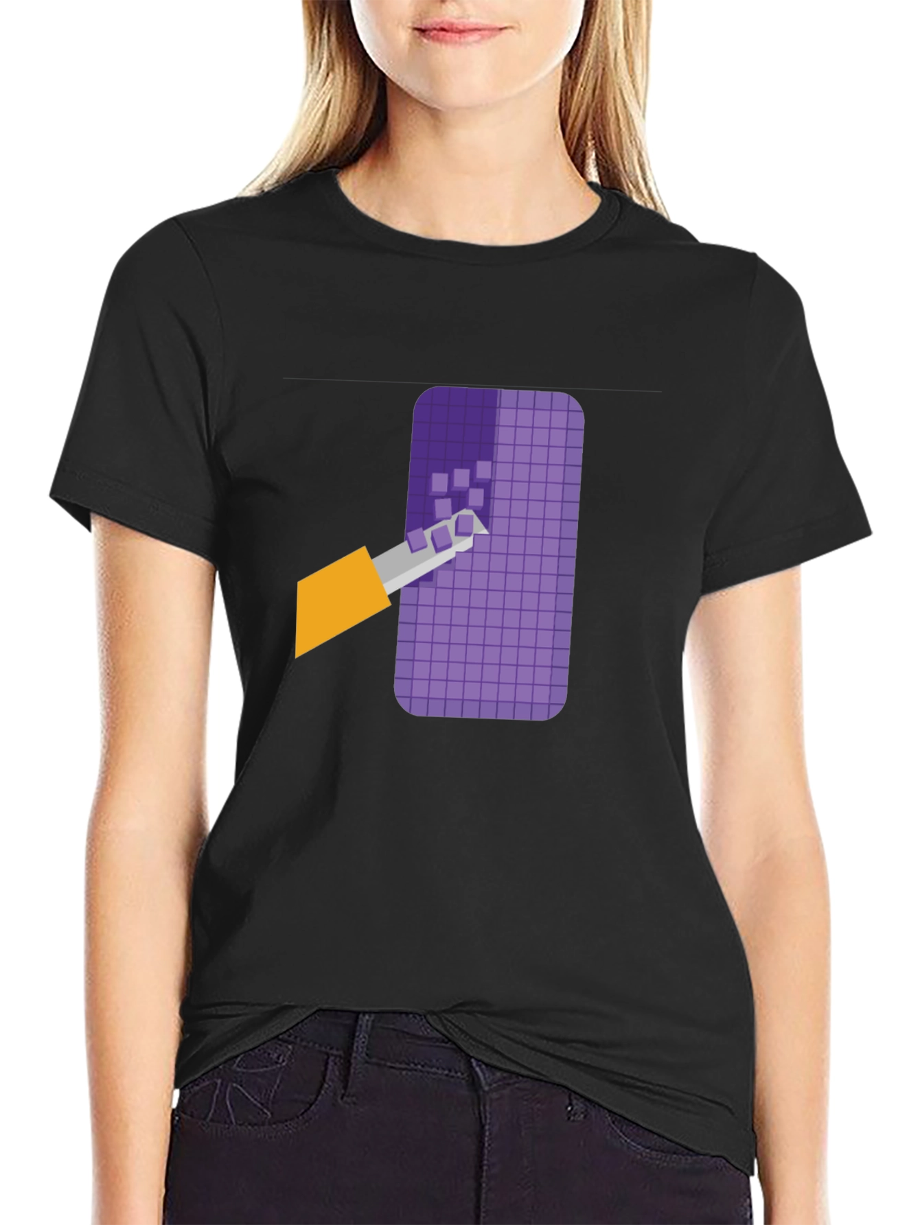 Pixelated Art T-Shirt - Modern Graphic Tee