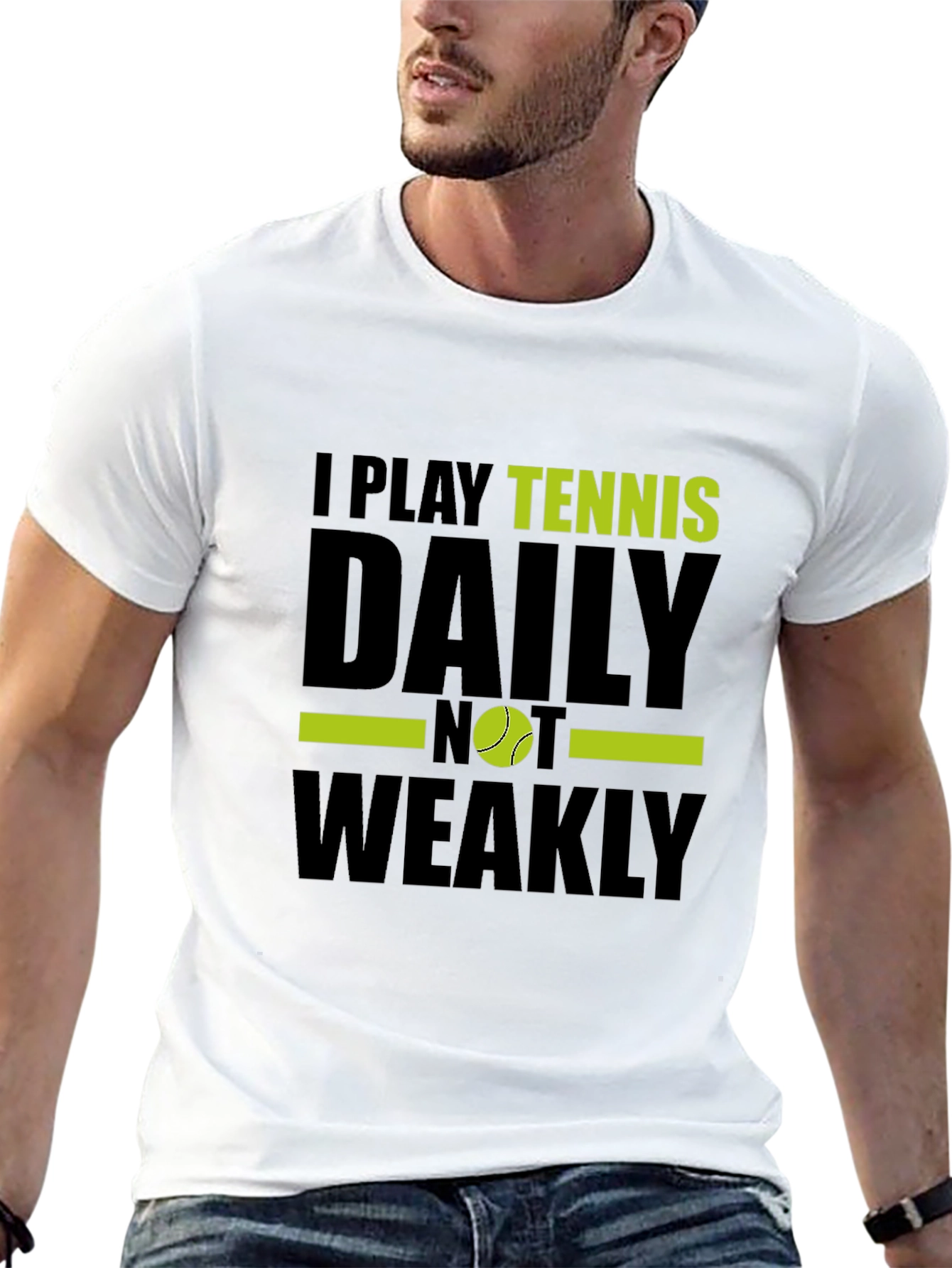 Tennis Player Graphic T-Shirt - Daily NOT Weakly!