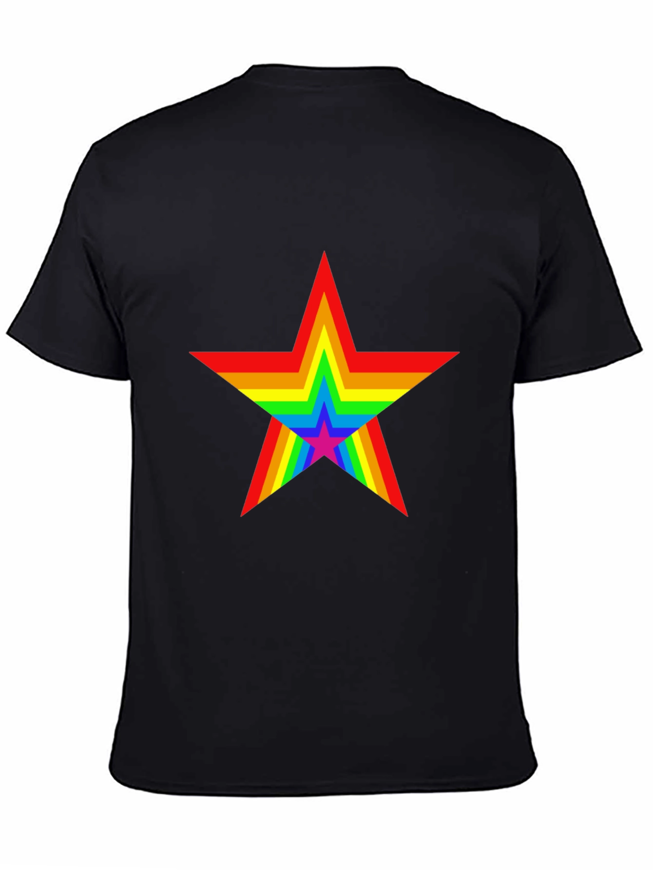 Rainbow Star Graphic Tee - Pride Edition