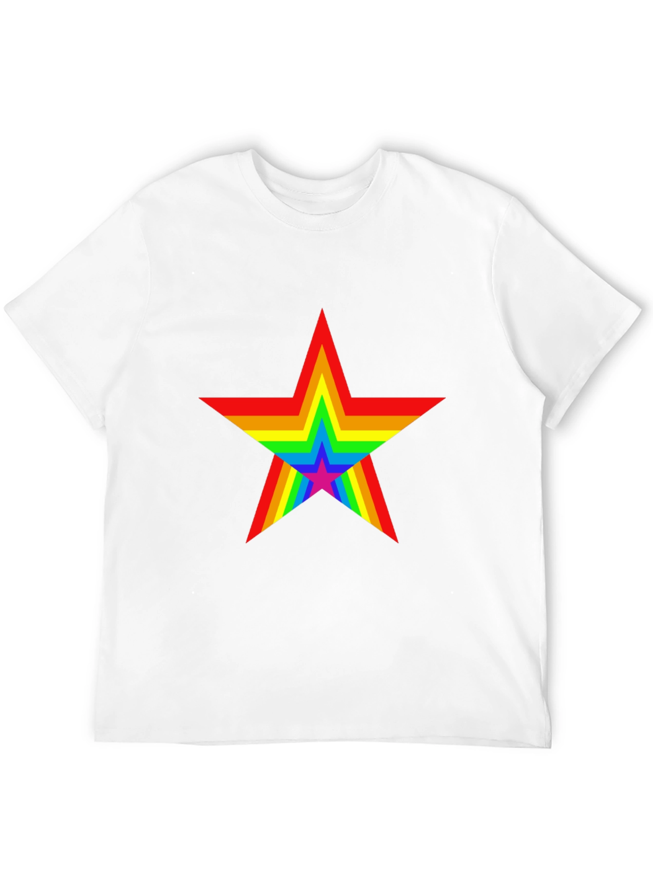 Rainbow Star Graphic Tee - Pride Edition