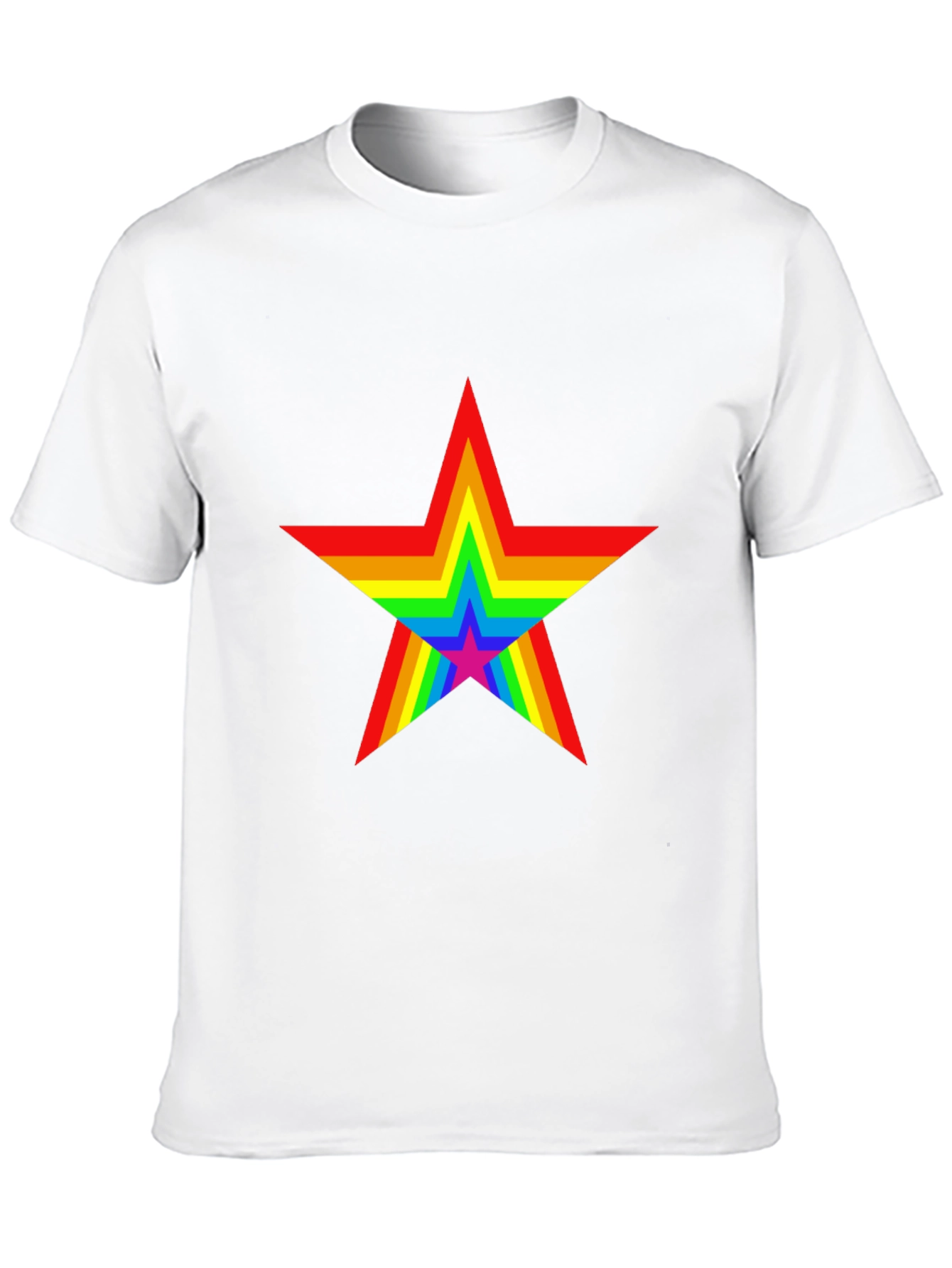 Rainbow Star Graphic Tee - Pride Edition