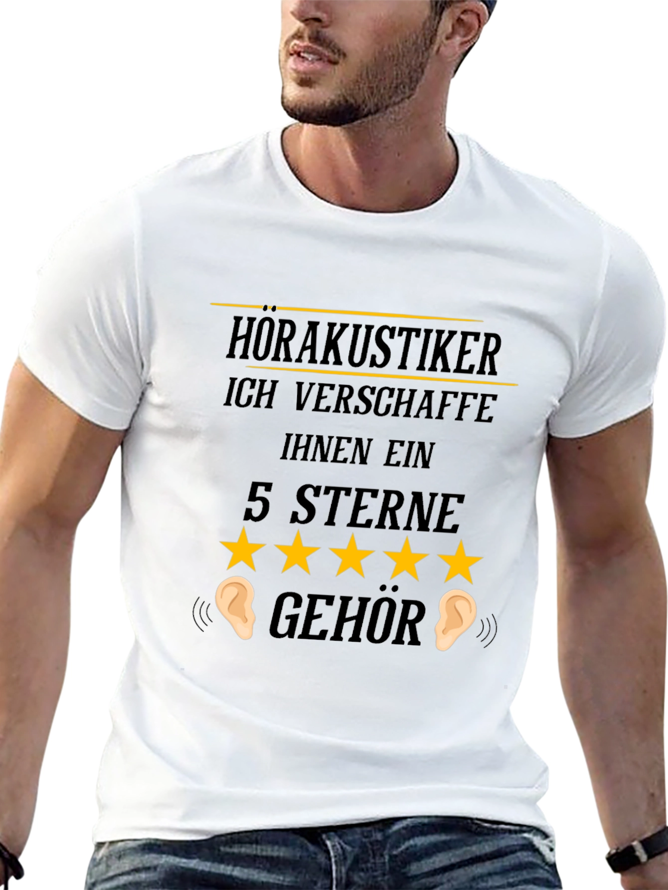 Funny Audiologist 5-Star Hearing T-Shirt