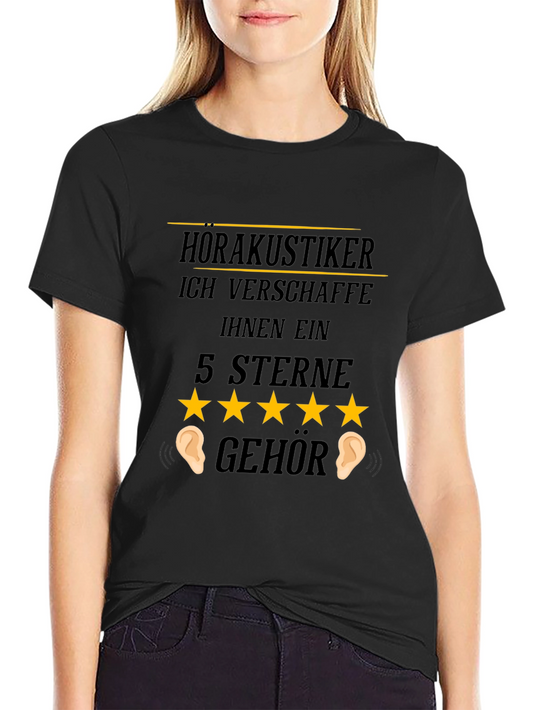 Funny Audiologist 5-Star Hearing T-Shirt