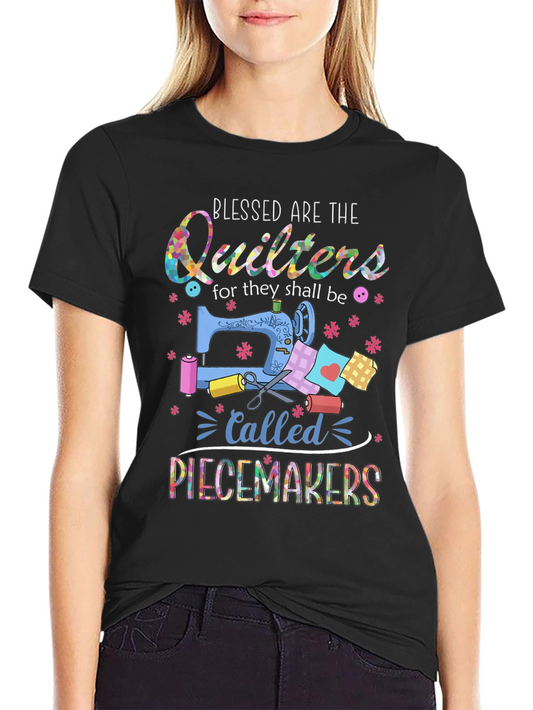 Blessed Quilters T-Shirt - Piece Makers