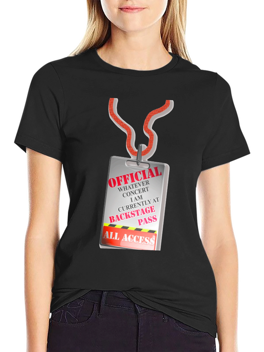 Backstage Pass Graphic T-Shirt - All Access Concert Tee
