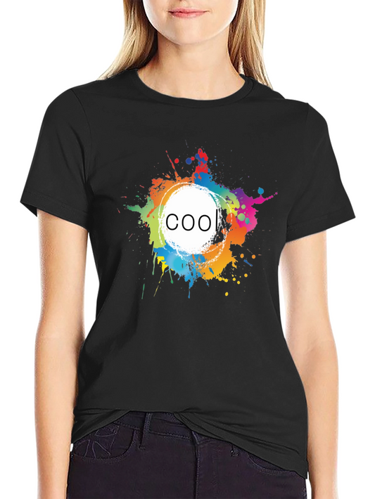 Cool Splatter T-Shirt - Stylish Graphic Tee