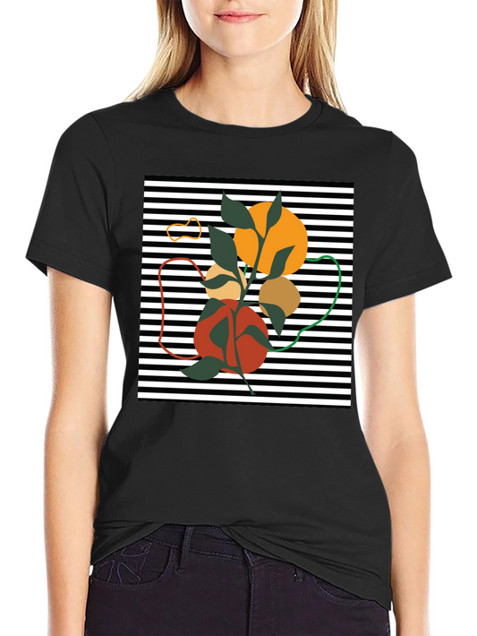 Abstract Graphic Tee - Modern Art Shirt