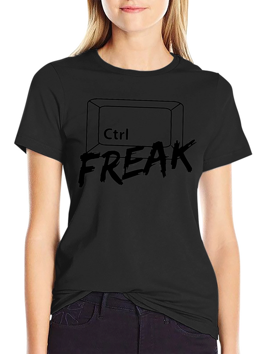 Ctrl Freak Graphic T-Shirt - Black