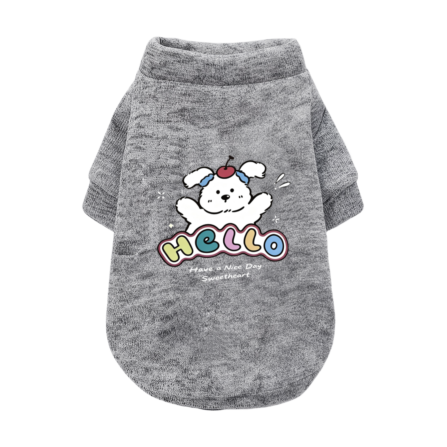 Hello Sweetheart Warm Pet Cardigan Sweater