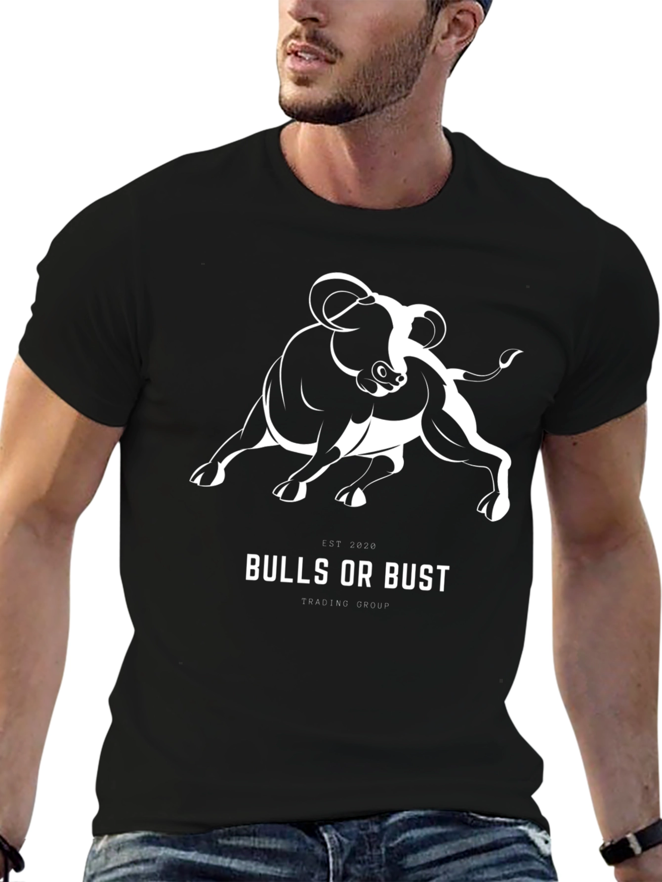 Bulls or Bust Trading Group Black T-Shirt