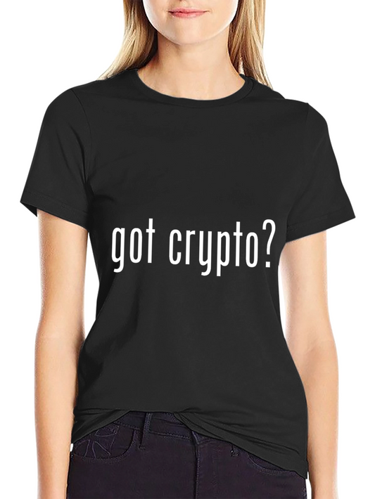 Got Crypto? Black T-Shirt - Cryptocurrency Tee