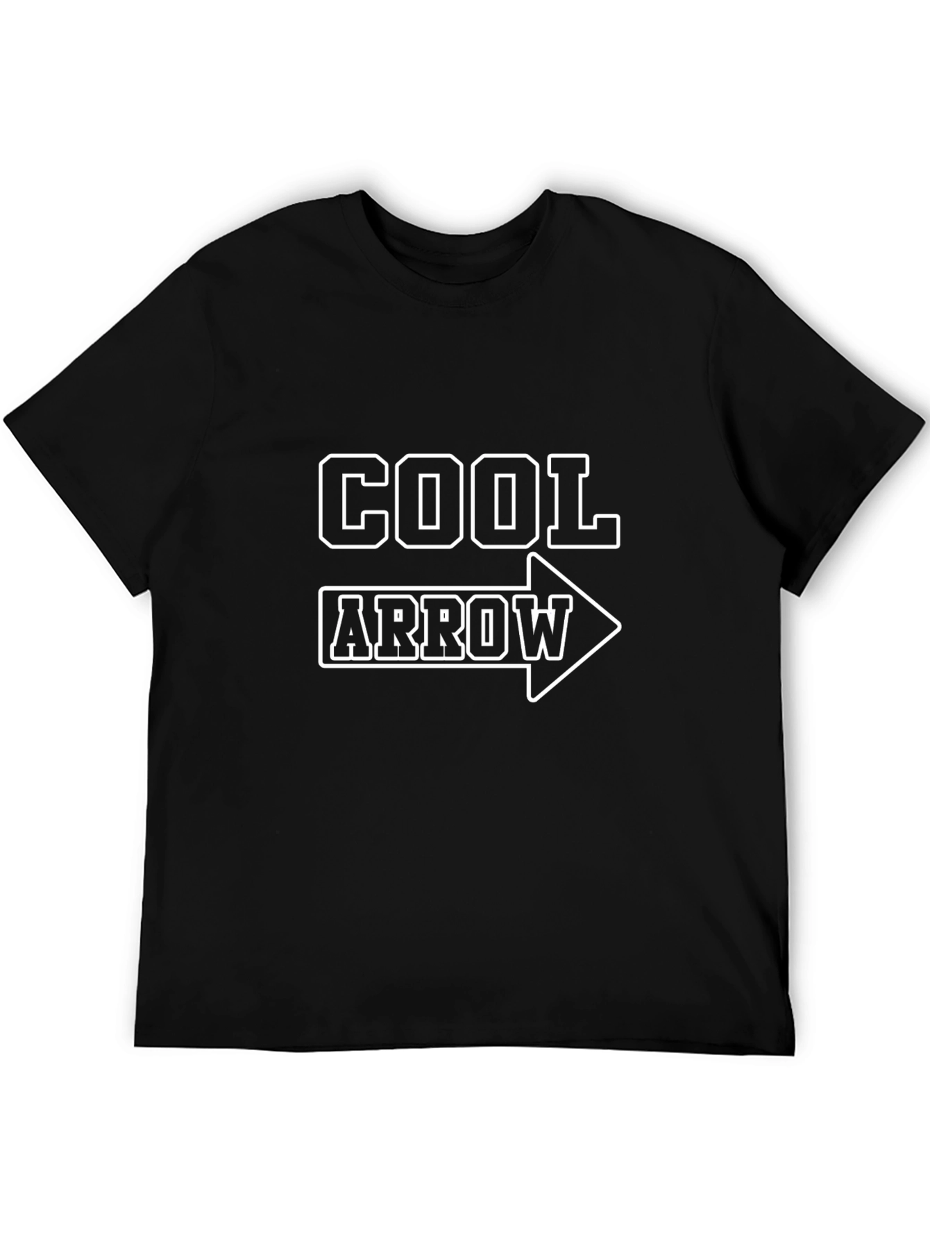 Cool Arrow Graphic T-Shirt - Black