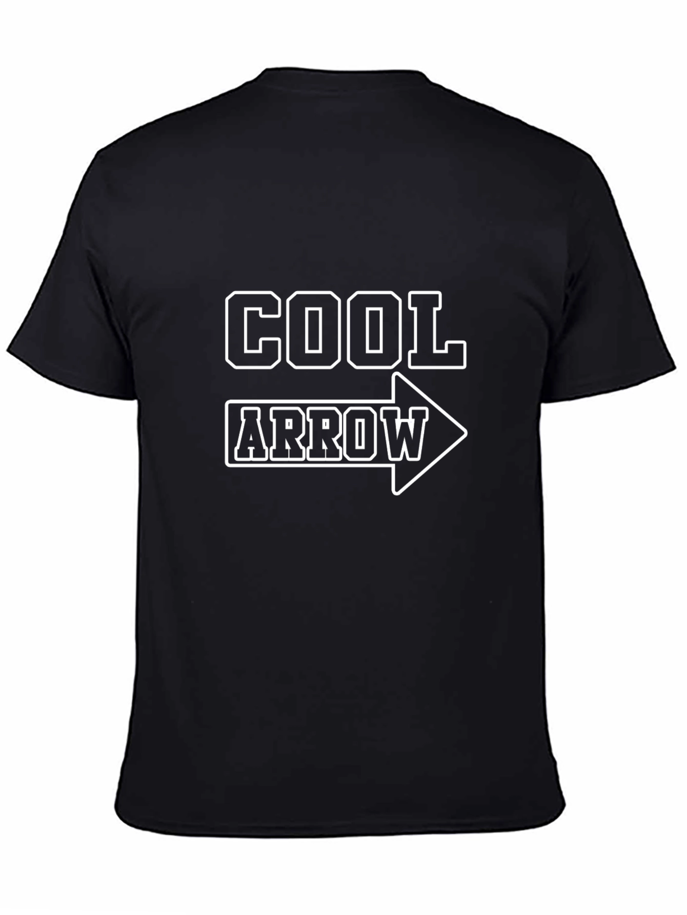 Cool Arrow Graphic T-Shirt - Black