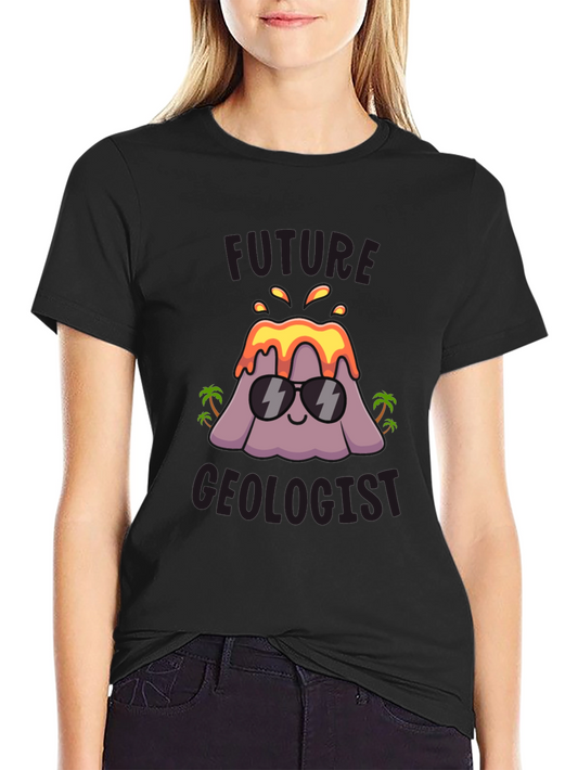 Future Geologist T-Shirt - Volcano Design