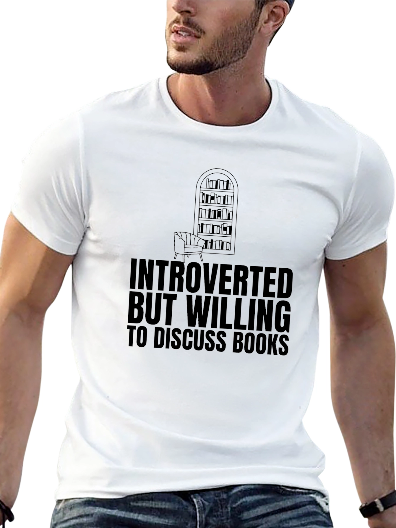 Introverted Book Lover T-Shirt