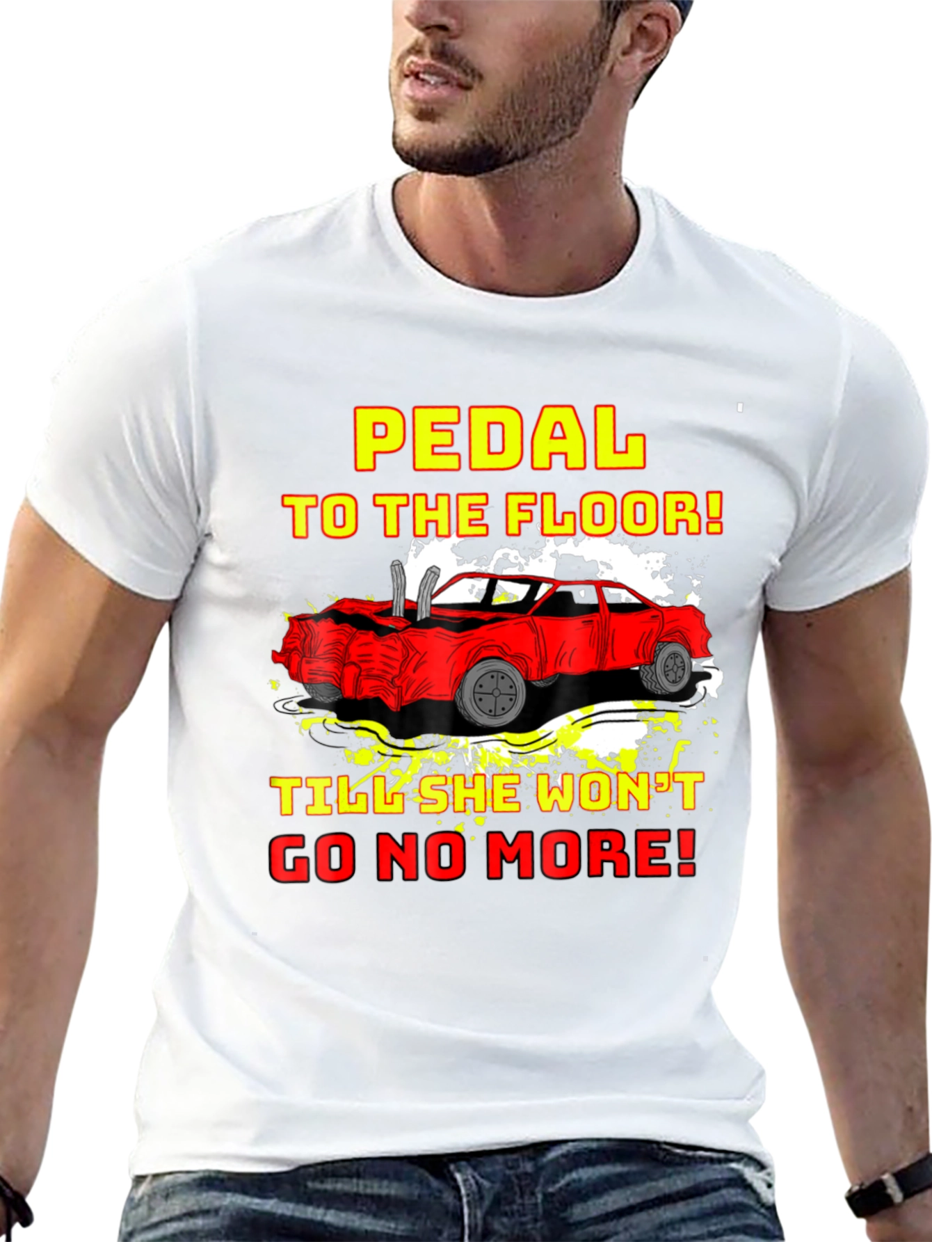Pedal to the Floor Graphic T-Shirt