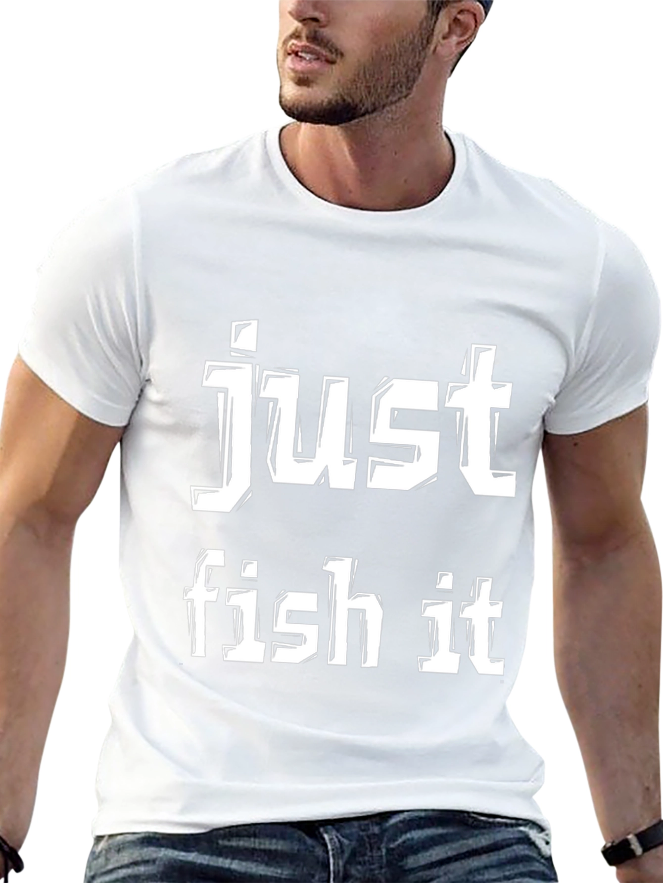 Just Fish It Graphic T-Shirt