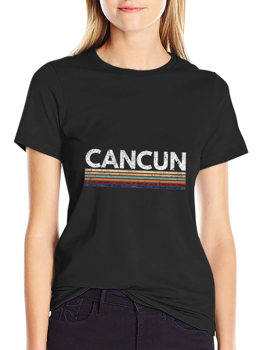 Vintage Cancun T-Shirt - Retro Vacation Style