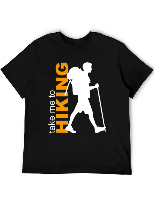 Hiking Adventure Tee - Take Me to Hiking Black T-Shirt