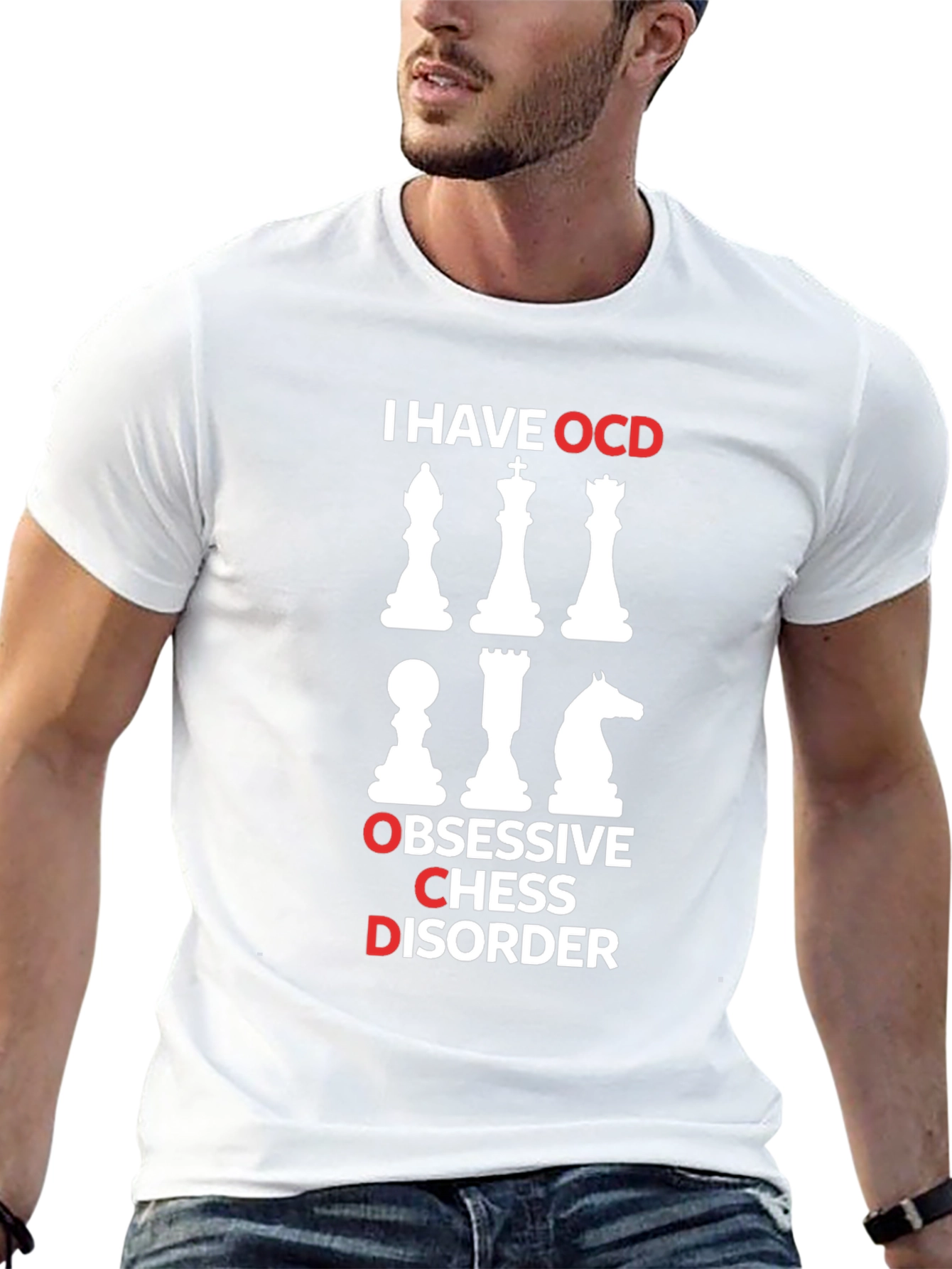 OCD Chess Disorder Graphic T-Shirt