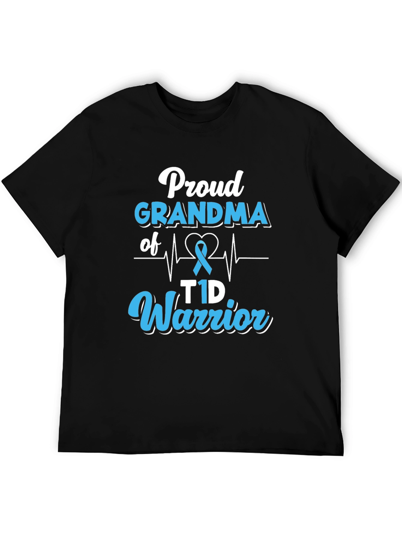 Proud Grandma T1D Warrior Graphic Tee